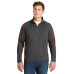 Sport-Tek Sport-Wick Stretch 1/4-Zip Colorblock Pullover. ST851