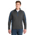 Sport-Tek Sport-Wick Stretch 1/4-Zip Colorblock Pullover. ST851