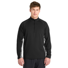 Sport-Tek Sport-Wick Stretch Contrast 1/4-Zip Pullover. ST854