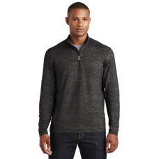Sport-Tek ® Sport-Wick ® Stretch Reflective Heather 1/2-Zip Pullover. ST855