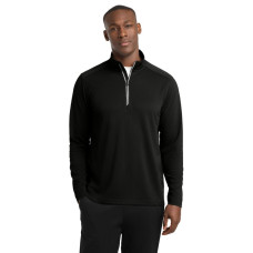 Sport-Tek Sport-Wick Textured 1/4-Zip Pullover.  ST860