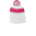 Sport-Tek Stripe Pom Pom Beanie.  STC28