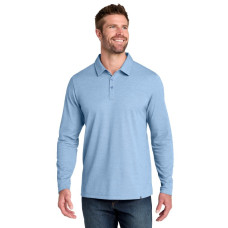 TravisMathew Oceanside Heather Long Sleeve Polo TM1MZ343