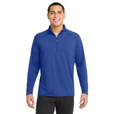Sport-Tek Tall Sport-Wick Stretch 1/4-Zip Pullover. TST850
