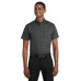 Port Authority Short Sleeve Carefree Poplin Shirt. W101