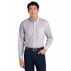Port Authority  SuperPro  Oxford Stripe Shirt. W657