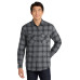 Port Authority Plaid Flannel Shirt. W668