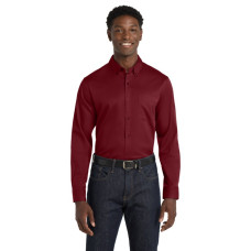 Port Authority Long Sleeve SuperPro React Twill Shirt. W808
