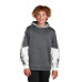 Sport-Tek Youth Sport-Wick Mineral Freeze Fleece Colorblock Hooded Pullover. YST231