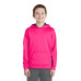 Sport-Tek Youth Sport-Wick Fleece Colorblock Hooded Pullover.  YST235