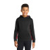 Sport-Tek Youth Sport-Wick CamoHex Fleece Colorblock Hooded Pullover.  YST239