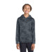 Sport-Tek Youth Sport-Wick CamoHex Fleece Hooded Pullover.  YST240