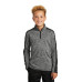 Sport-Tek ® Youth PosiCharge ® Electric Heather Colorblock 1/4-Zip Pullover. YST397