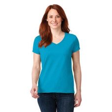 Anvil Ladies 100% Combed Ring Spun Cotton V-Neck T-Shirt. 88VL