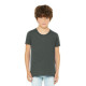 BELLA+CANVAS Youth Heather CVC Tee BC3001YCVC