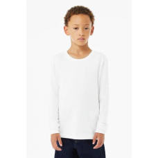 BELLA+CANVAS Youth Heather CVC Long Sleeve Tee BC3501YCVC