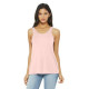 BELLA+CANVAS  Women's Flowy Racerback Tank. BC8800