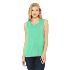 BELLA+CANVAS  Women's Flowy Scoop Muscle Tank. BC8803