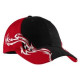 Port Authority Colorblock Racing Cap with Flames.  C859