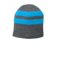 Port & Company Fleece-Lined Striped Beanie Cap. C922