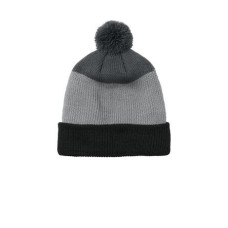 Port Authority Cozy Striped Pom Beanie C979