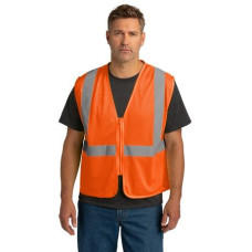 CornerStone  ANSI 107 Class 2 Economy Mesh Zippered Vest. CSV101