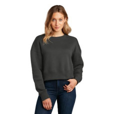 District  Women's Perfect Weight  Fleece Cropped Crew DT1105