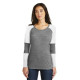 New Era  Ladies Tri-Blend Performance Baseball Tee. LNEA132