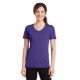 Port & Company Ladies Performance Blend V-Neck Tee. LPC381V