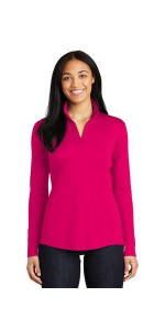 Sport-Tek Ladies PosiCharge Competitor 1/4-Zip Pullover. LST357