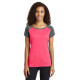 Sport-Tek  Ladies Heather-On-Heather Contender  Scoop Neck Tee. LST362