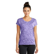 Sport-Tek Ladies PosiCharge Electric Heather Sporty Tee. LST390