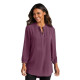 Port Authority Women's 3/4-Sleeve Textured Crepe Tunic LW713