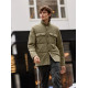 MiiR Sashiko Stretch Puffy Shacket MRA444