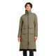 MiiR Women's Sashiko Stretch Puffy Long Jacket MRAW445