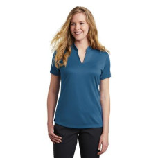 Nike Ladies Dri-FIT Hex Textured V-Neck Top. NKAA1848