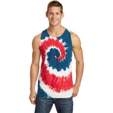 Port & Company Tie-Dye Tank Top.  PC147TT