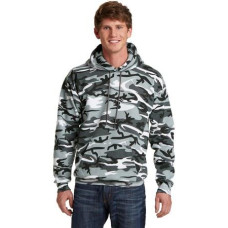 Port & Company Core Fleece Camo Pullover Hooded Sweatshirt. PC78HC