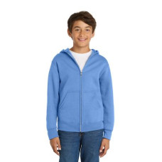 Port & Co Youth Core Fleece Full-Zip Hooded Sweatshirt PC78YZH