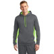 Sport-Tek Sport-Wick Fleece Colorblock Hooded Pullover. ST235