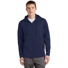 Sport-Tek Sport-Wick Fleece Full-Zip Hooded Jacket.  ST238