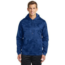 Sport-Tek Sport-Wick CamoHex Fleece Hooded Pullover. ST240