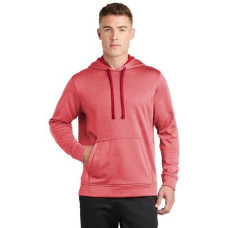 Sport-Tek  PosiCharge  Sport-Wick  Heather Fleece Hooded Pullover. ST264