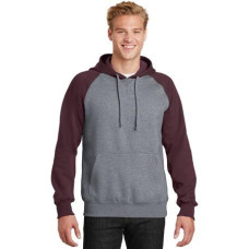 Sport-Tek Raglan Colorblock Pullover Hooded Sweatshirt. ST267