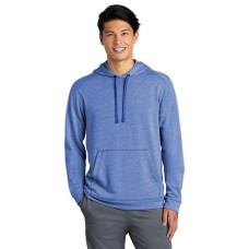 Sport-Tek  PosiCharge  Tri-Blend Wicking Fleece Hooded Pullover. ST296