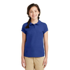 Port Authority Girls Silk Touch Peter Pan Collar Polo. YG503