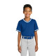 Sport-Tek Youth Tough Mesh V-Neck Baseball Jersey YST221