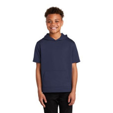 Sport-Tek  Youth Sport-Wick  Fleece Short Sleeve Hooded Pullover. YST251