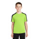 Sport-Tek Youth PosiCharge Competitor Sleeve-Blocked Tee. YST354