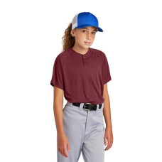 Sport-Tek Youth PosiCharge Competitor 2-Button Henley YST359